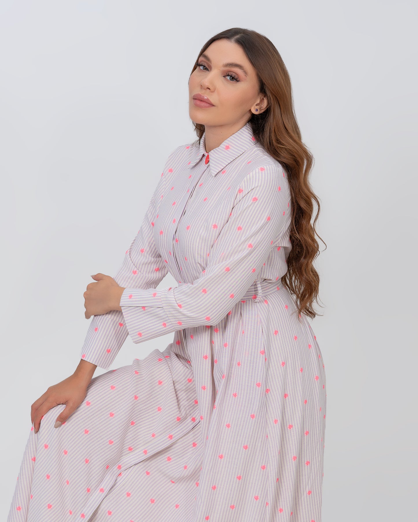 Robe candy rayé