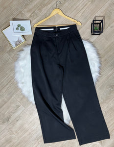 Pantalon large Classique -Noir-