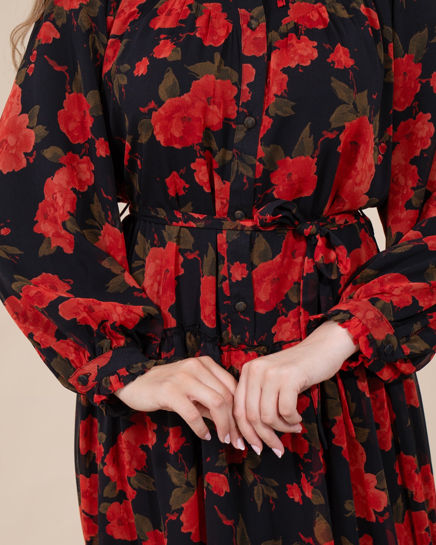 Robe Rose Noir