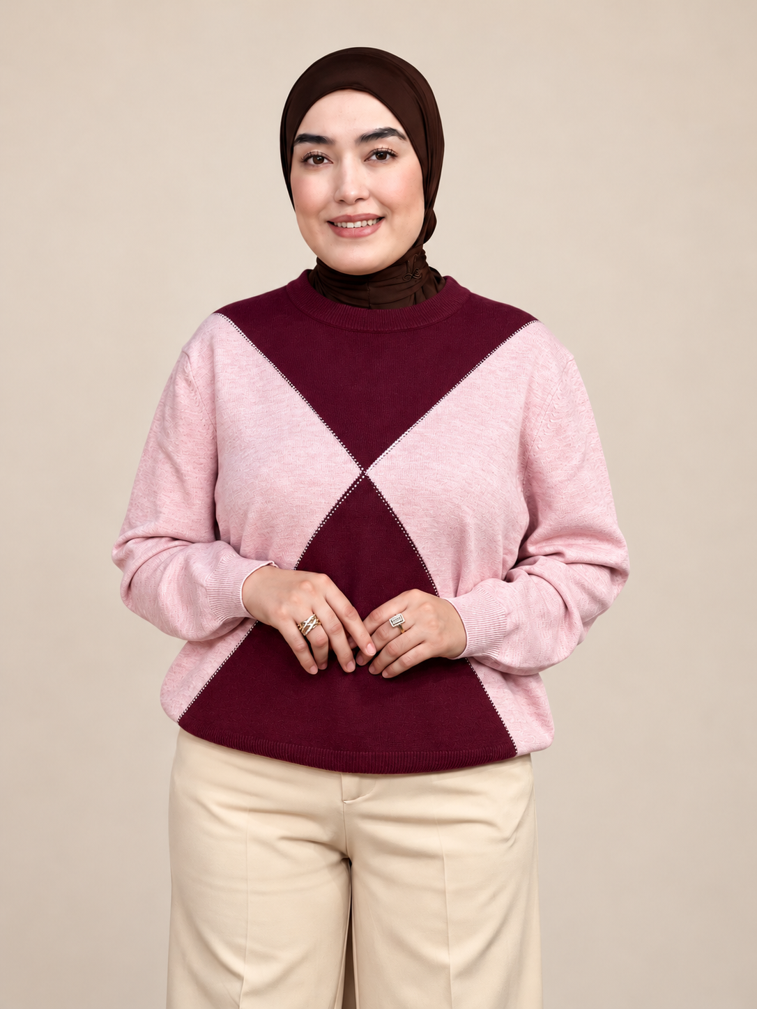 Pull Romy bicolore