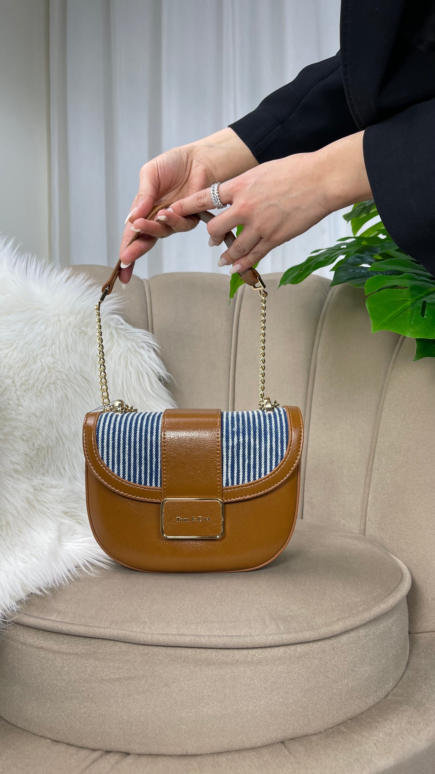 Sac à bandoulière David Jones -jeans-