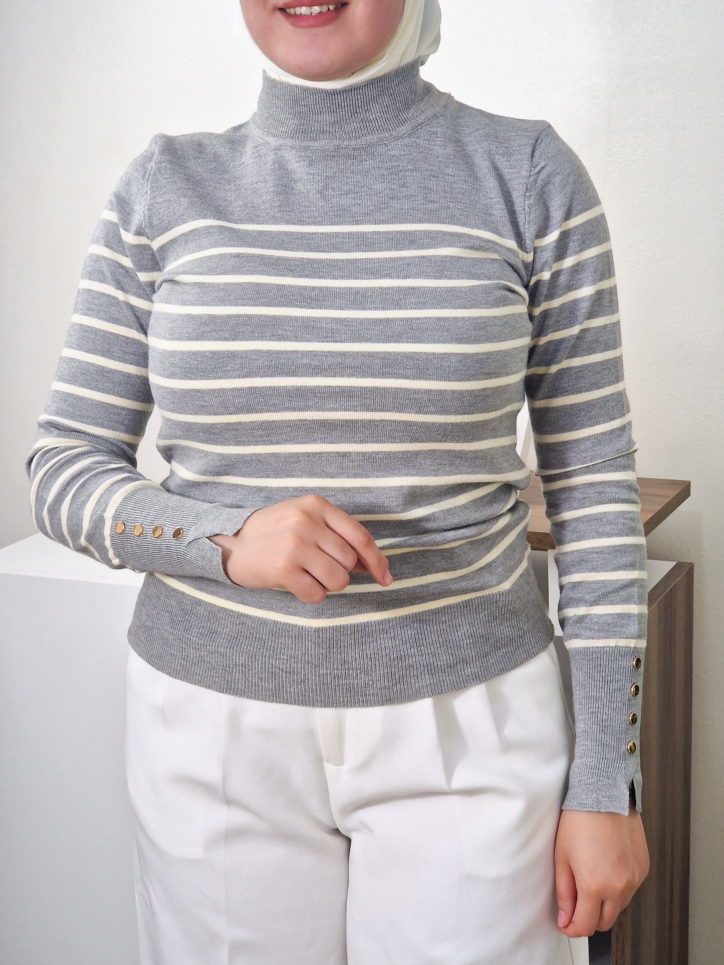Pull en maille -Marinière -