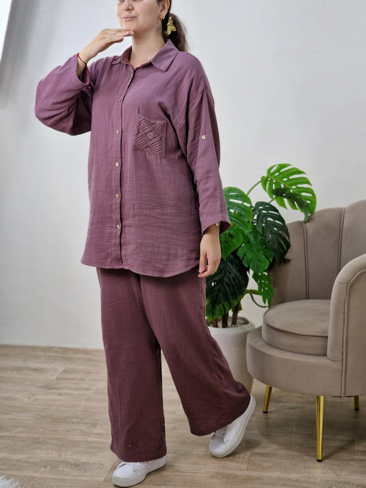 Ensemble double gaz à détails