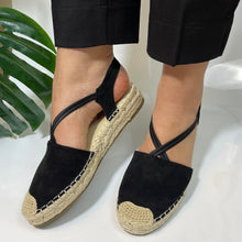 Charger l'image dans la galerie, Sandales Espadrilles Élégantes -Noir-