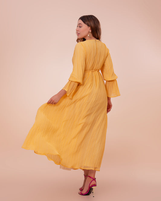 Robe Luna Breeze -Jaune soleil-