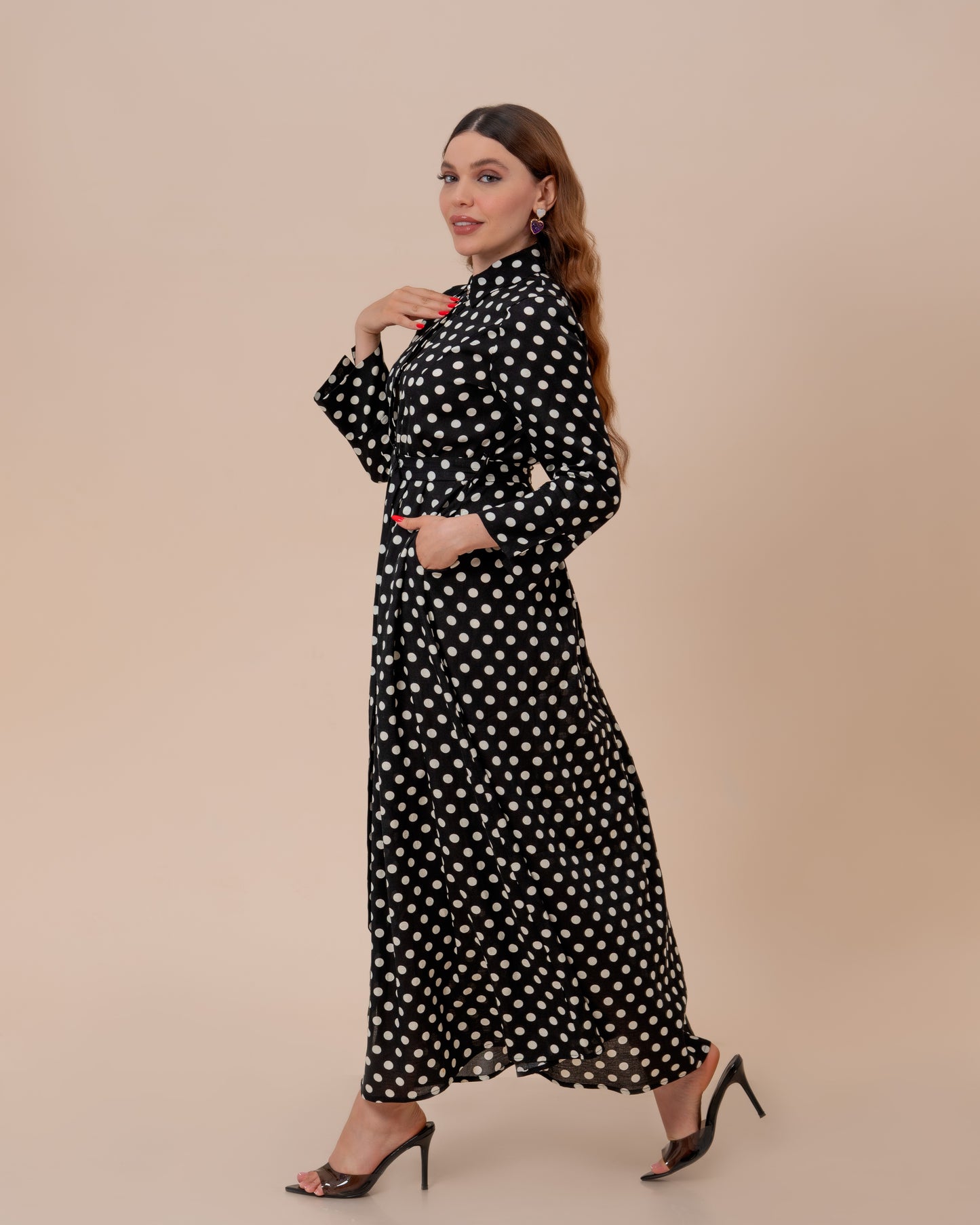 Robe Lina  à pois