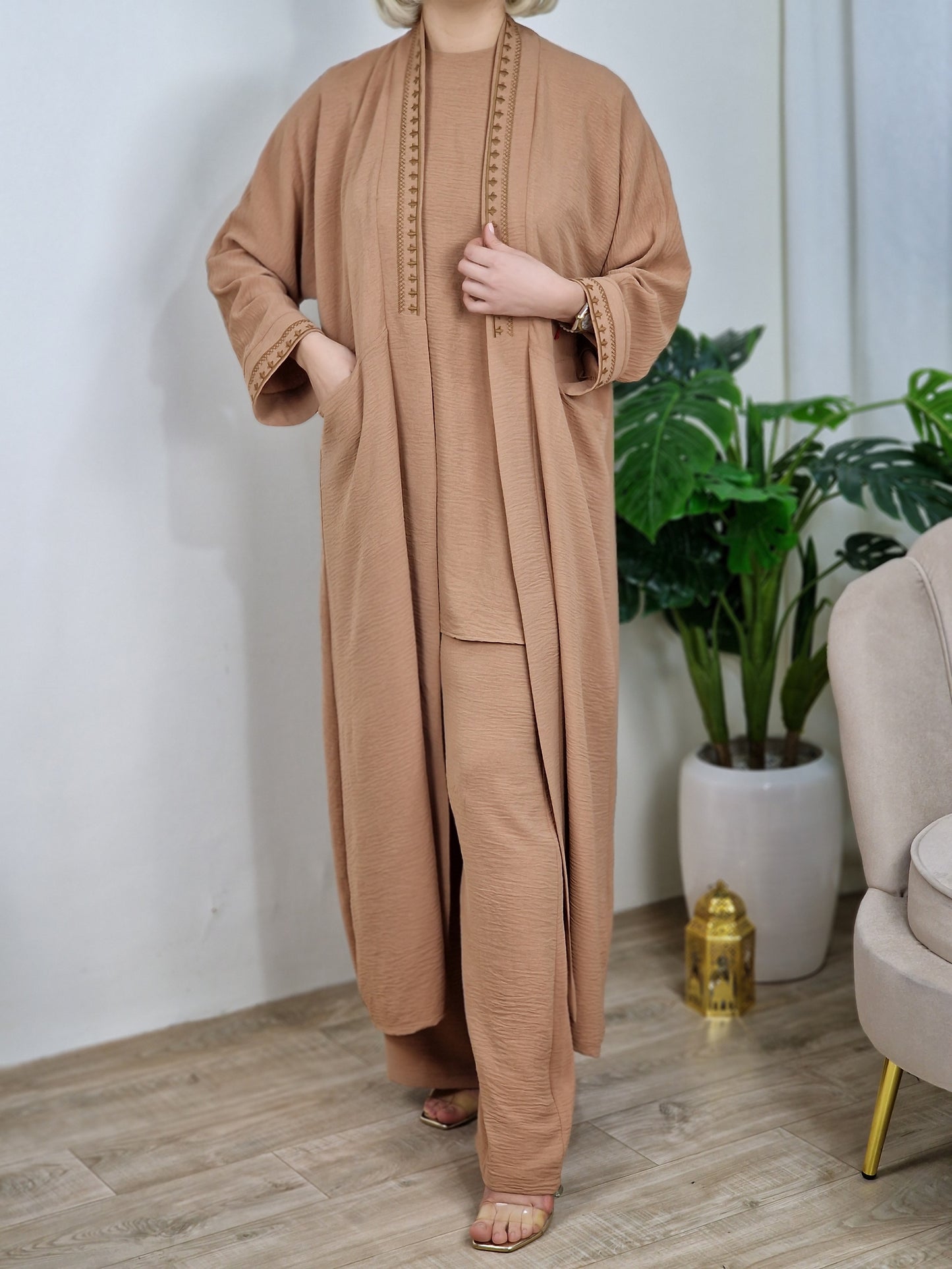 Ensemble amira 3 pièces brodé