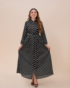 Robe Lina  à pois