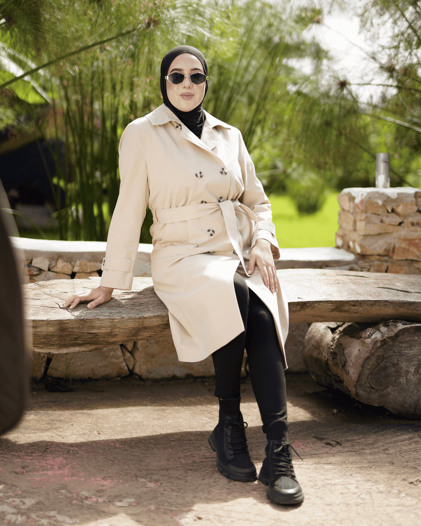 Trench coat kaki - XXL