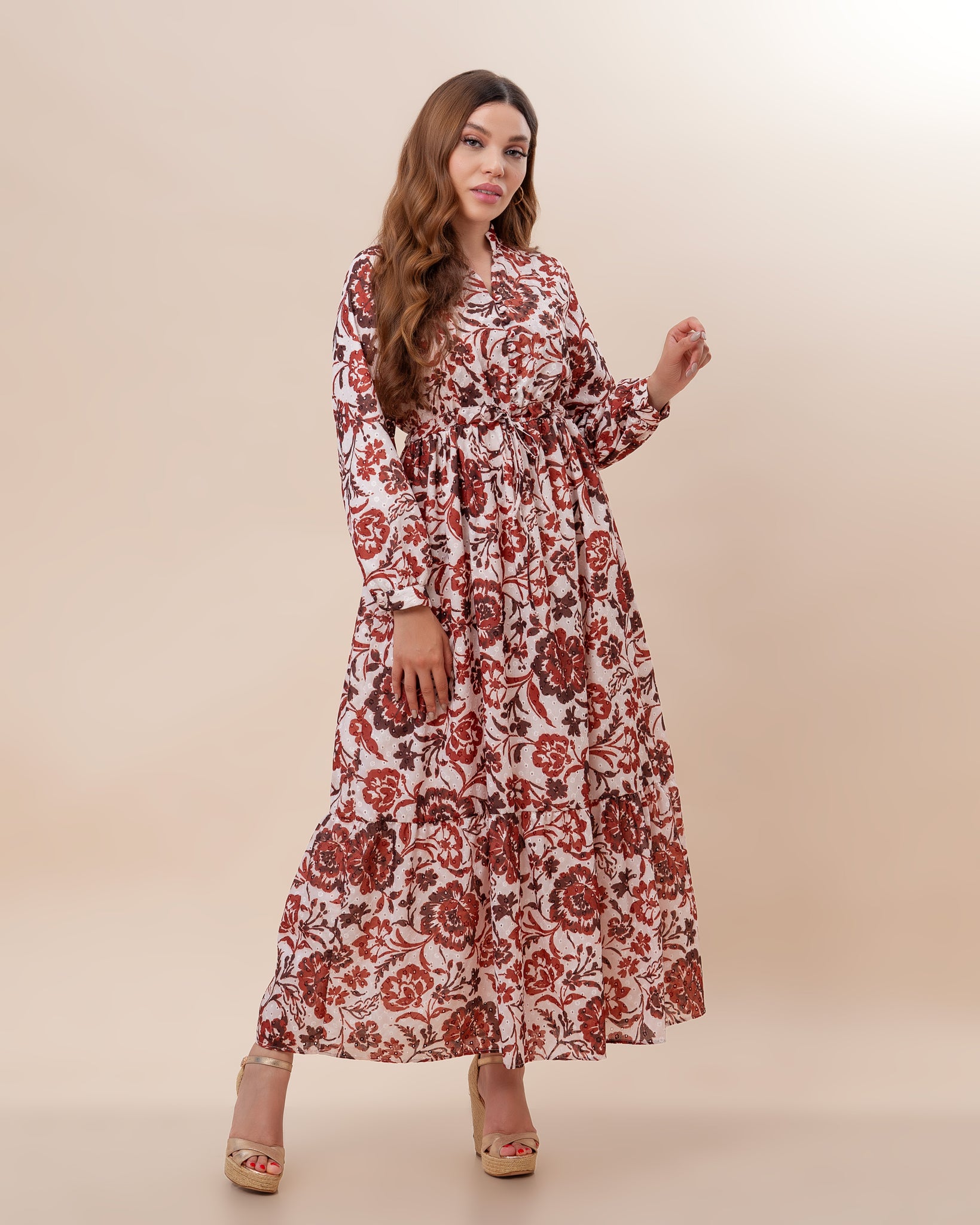 robe sultana marron