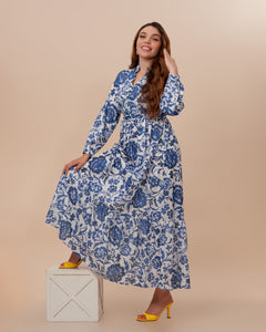 Robe Sultana bleu