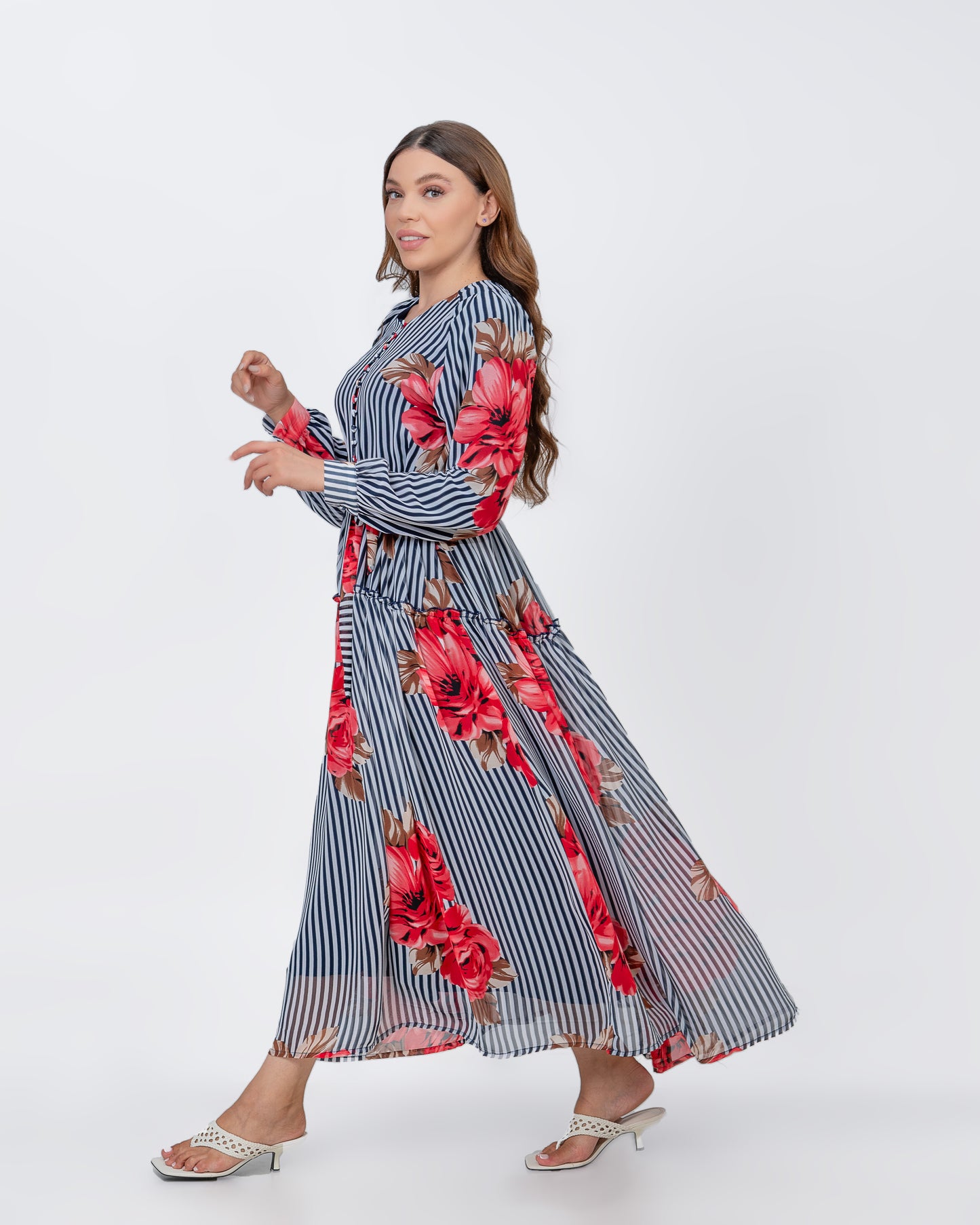 Robe Rayhana à rayures