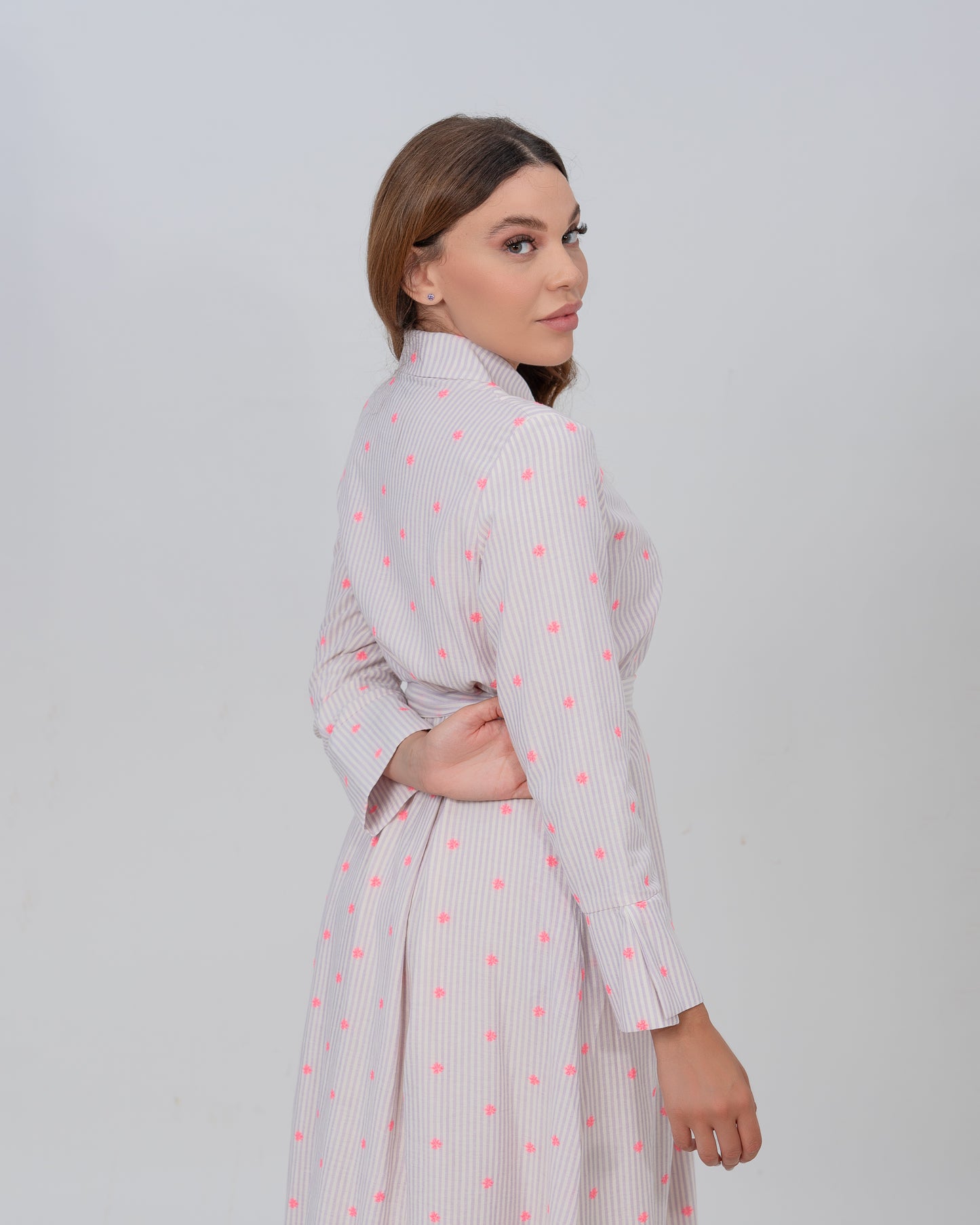 Robe candy rayé