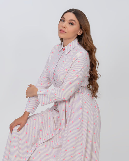 Robe candy rayé