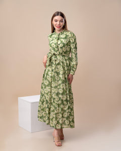 Robe jardin vert