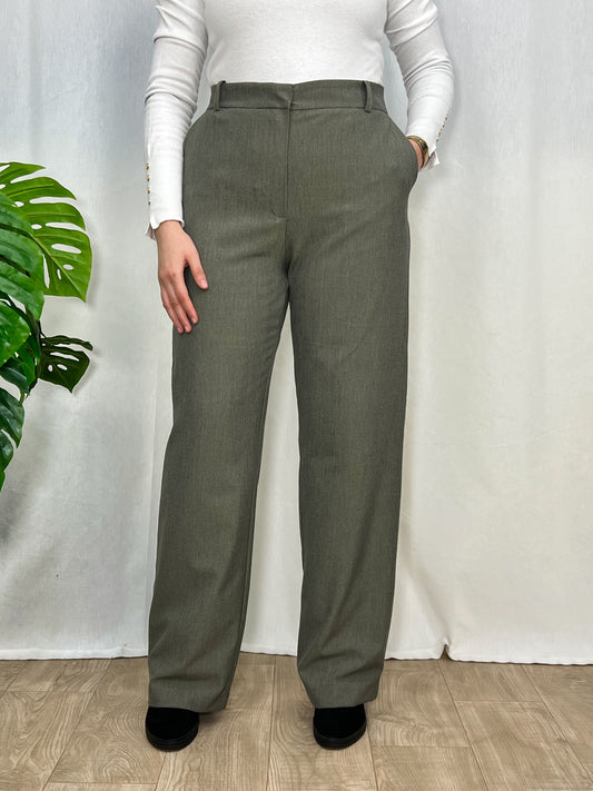 Pantalon NOVA – Coupe droite en tissu tergal