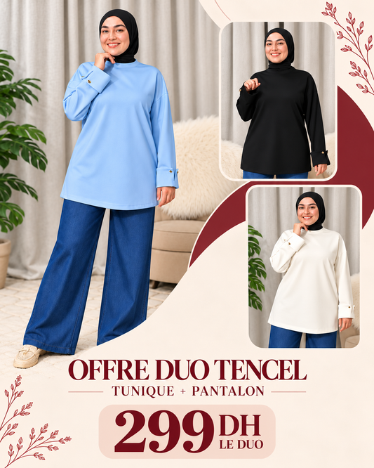 Ensemble Tencel Milano — Offre à 299 DH