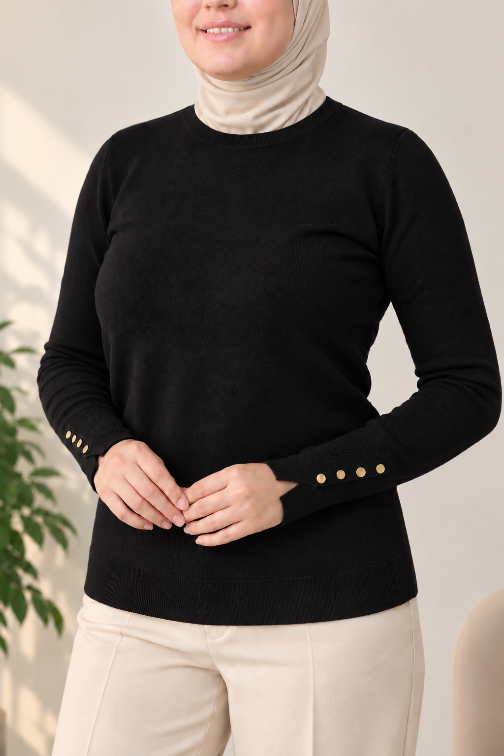 Pull en maille -Basique -