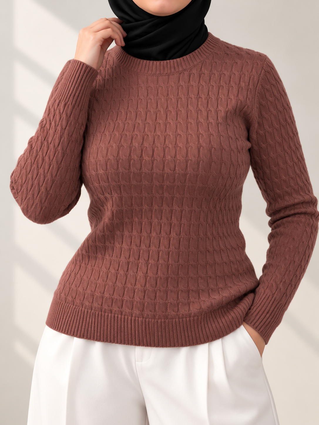 Pull Texturé basique