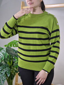 Pull en laine -Marinière -