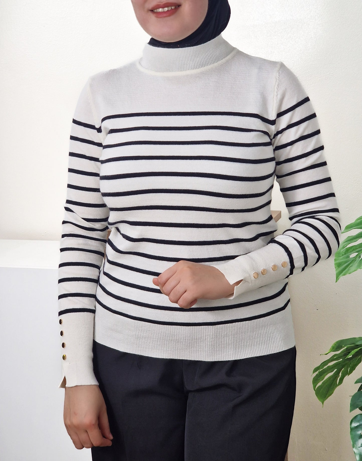 Pull en maille -Marinière -