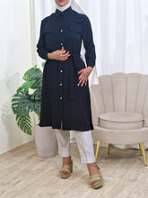 Charger l&#39;image dans la galerie, Chemise-robe simple
