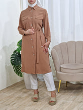 Charger l&#39;image dans la galerie, Chemise-robe simple
