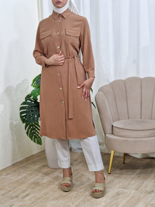 Chemise-robe simple