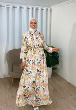 Charger l&#39;image dans la galerie, Robe FLORYA jaune
