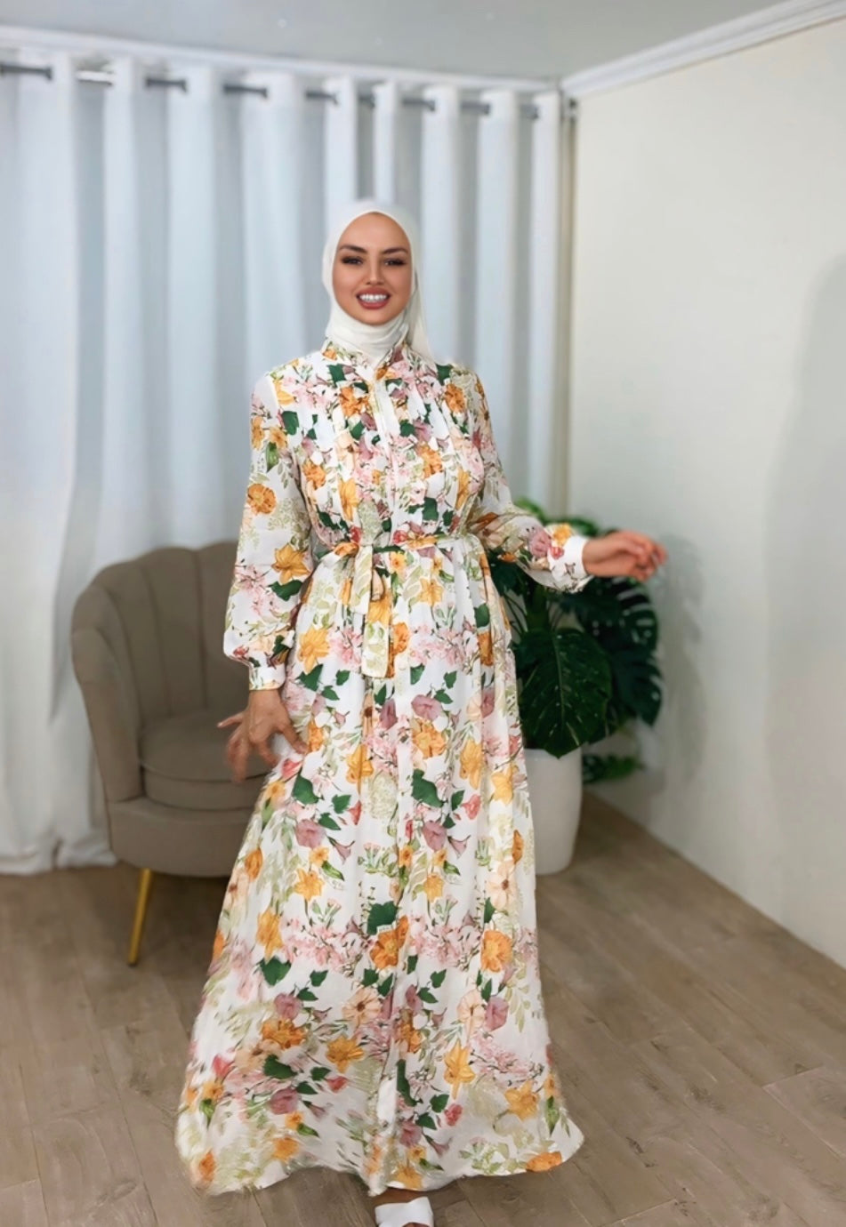 Robe FLORYA jaune