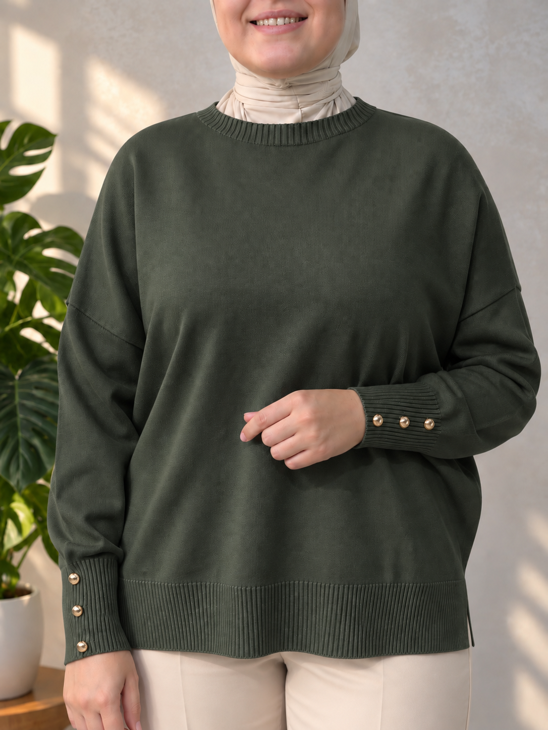 Pull élégance  en maille -luna-