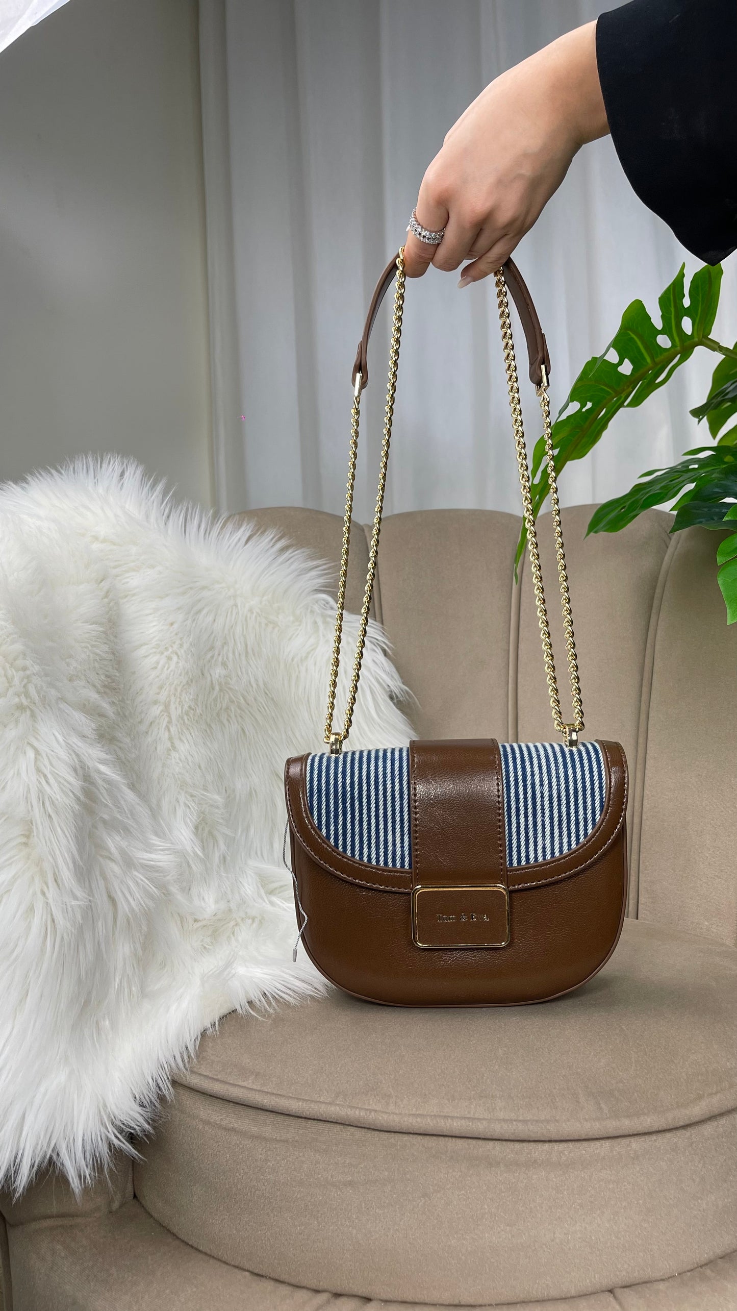 Sac à bandoulière David Jones -jeans-