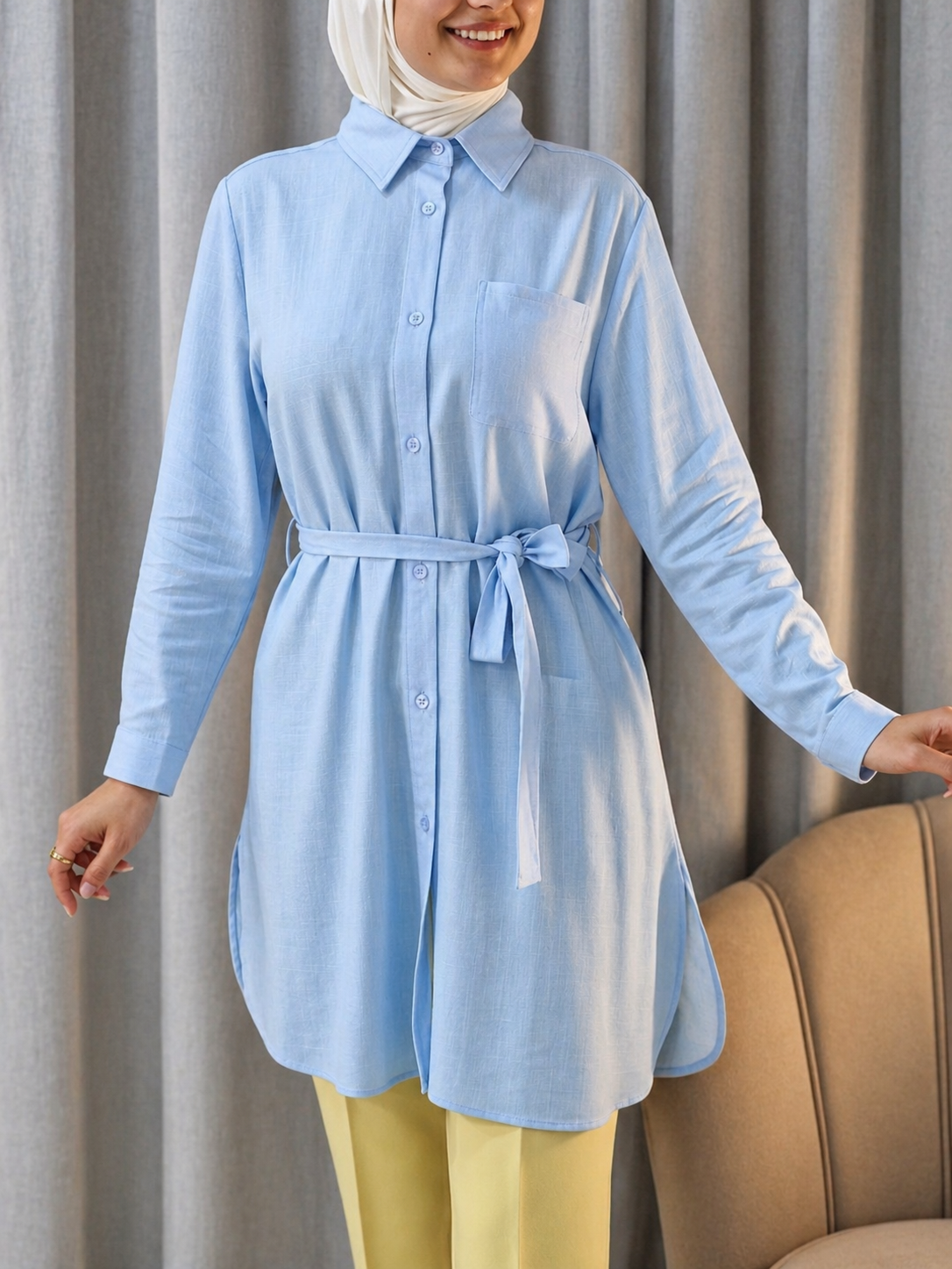 Chemise Lina -Lin élégance-