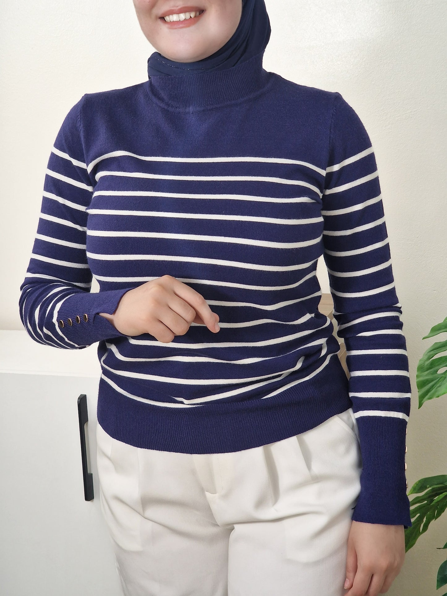 Pull en maille -Marinière -