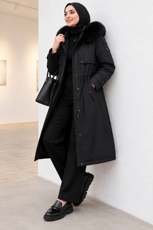 Manteau Parka long Lina