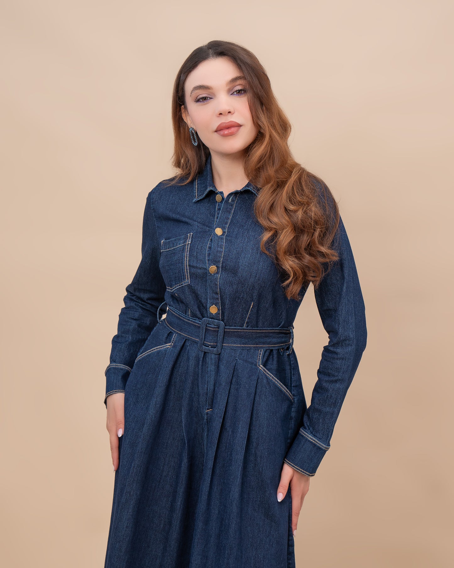 Robe Denim Élégance