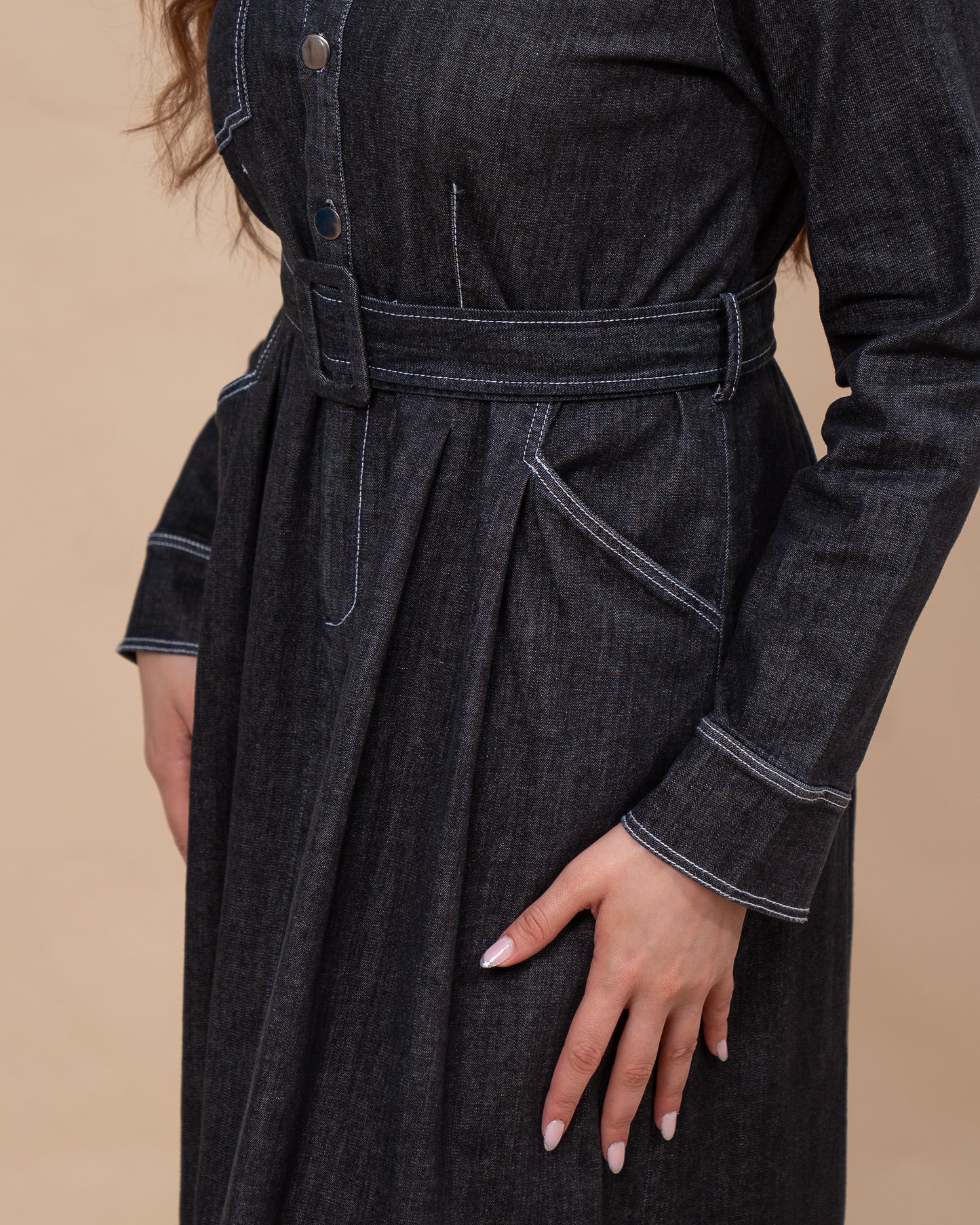 Robe Denim Élégance