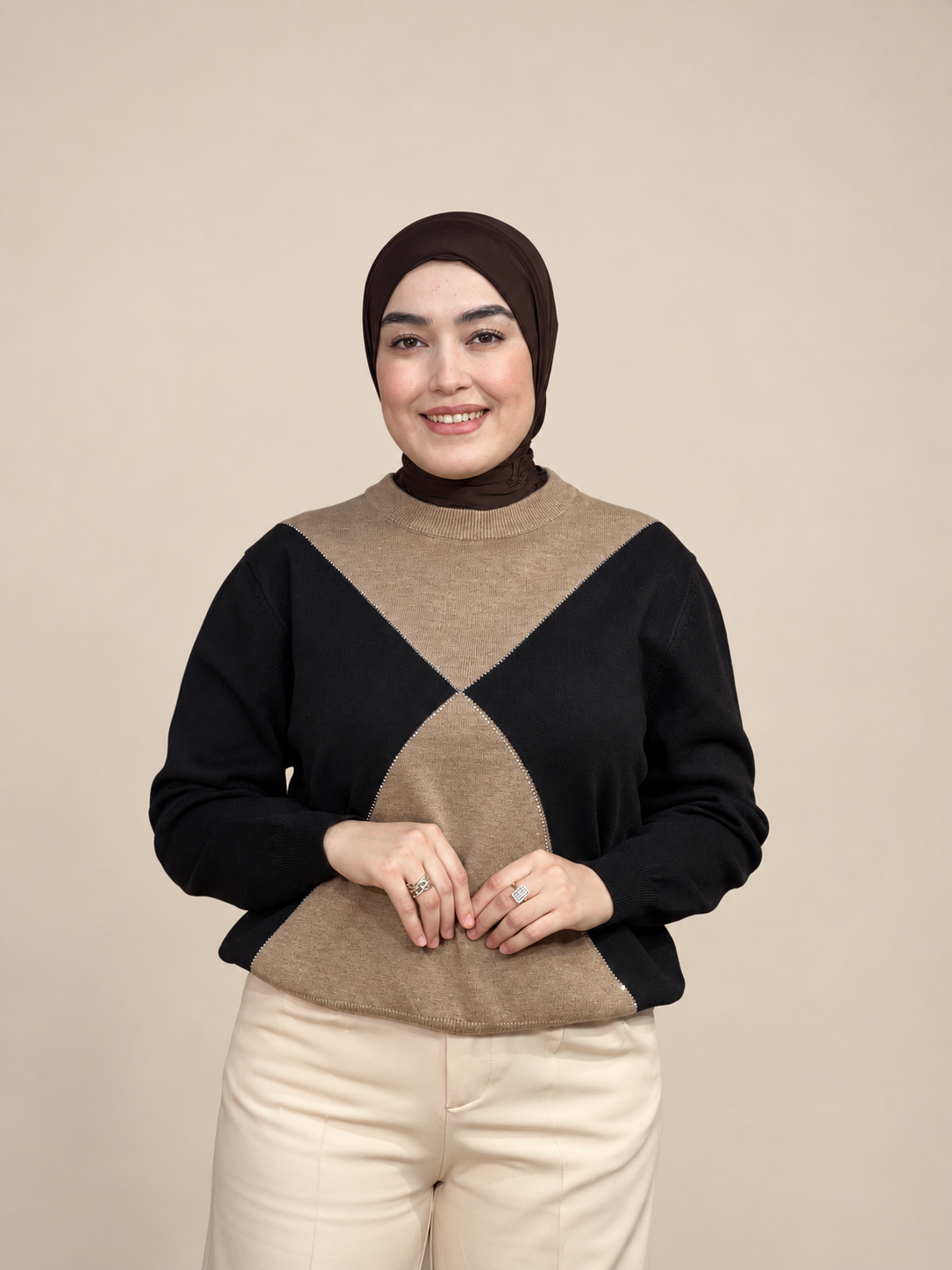 Pull Romy  bicolore