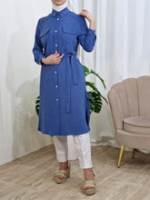 Charger l&#39;image dans la galerie, Chemise-robe simple
