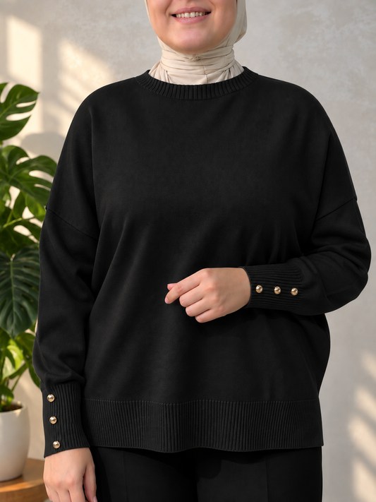 Pull élégance  en maille -luna-