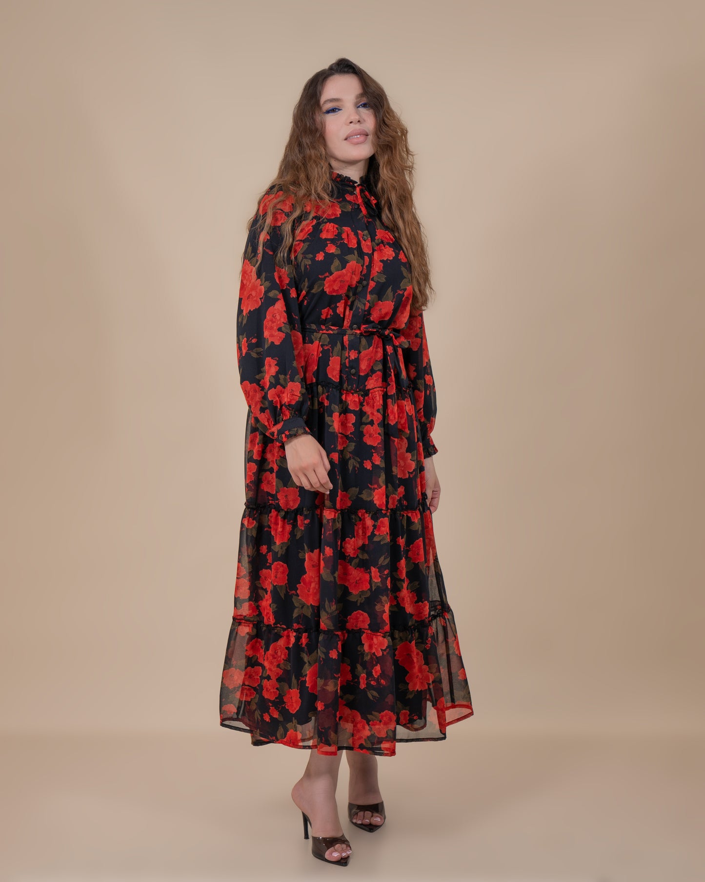 Robe Rose Noir