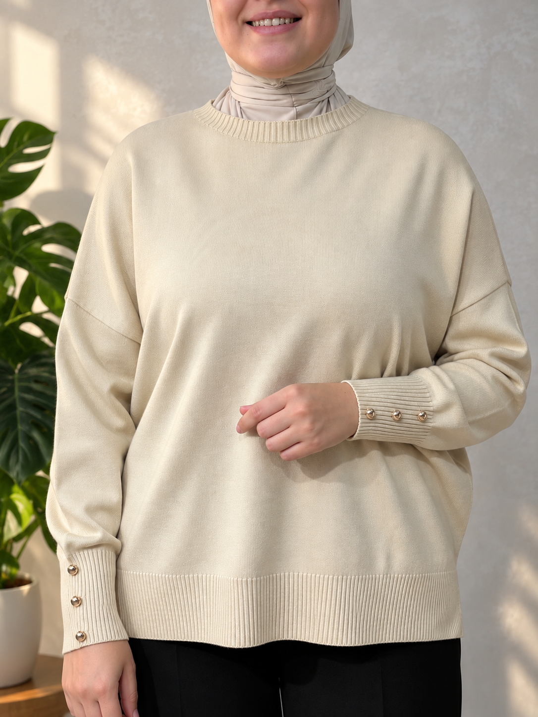 Pull élégance  en maille -luna-