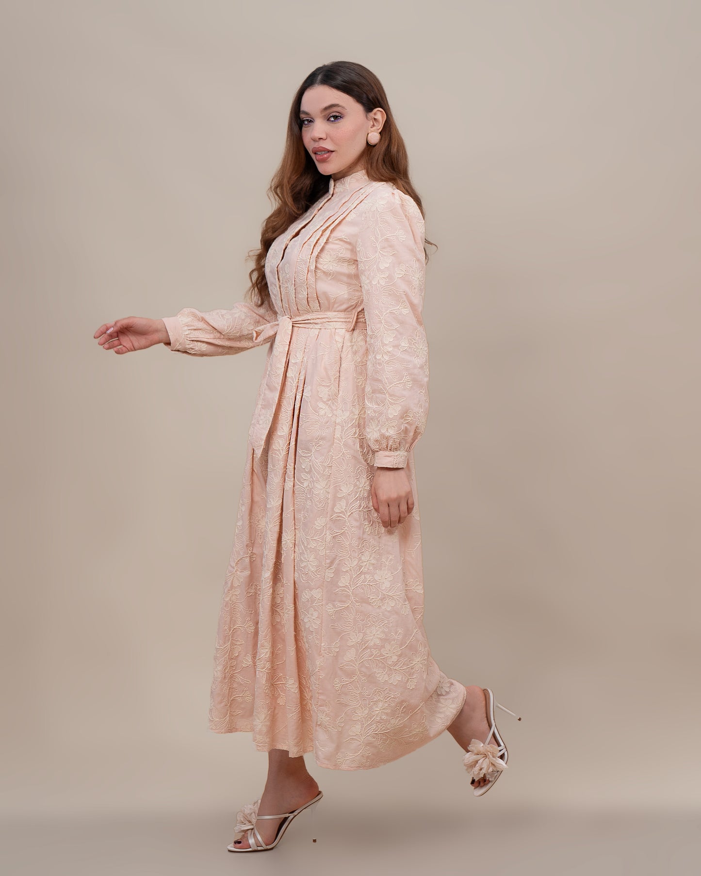 Robe Elora – Broderie Cordon Relief