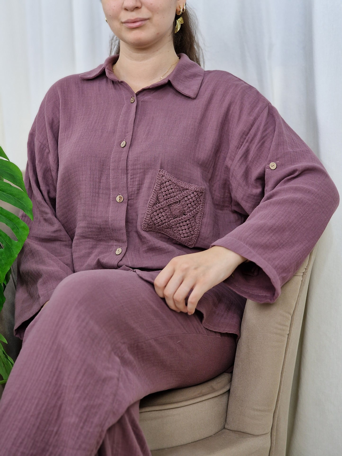 Ensemble double gaz à détails