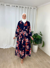 Charger l&#39;image dans la galerie, Robe fleur de minuit
