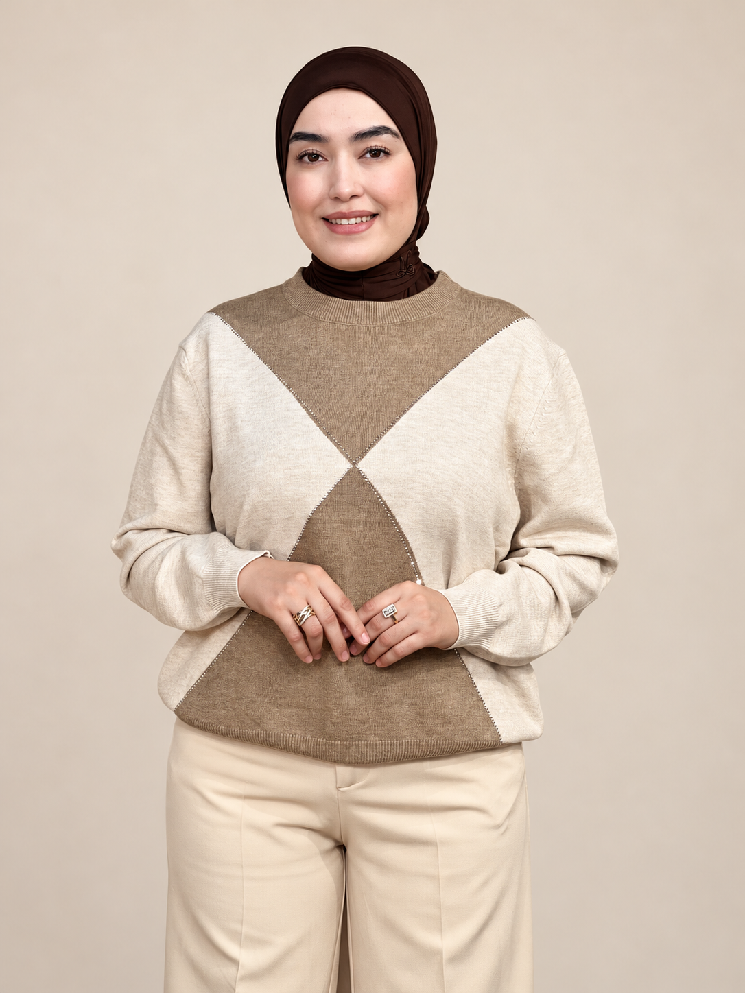 Pull Romy  bicolore