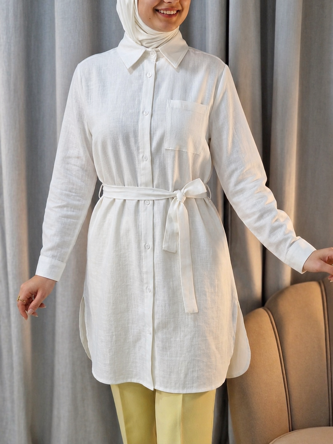 Chemise Lina -Lin élégance-