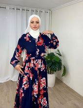 Charger l&#39;image dans la galerie, Robe fleur de minuit
