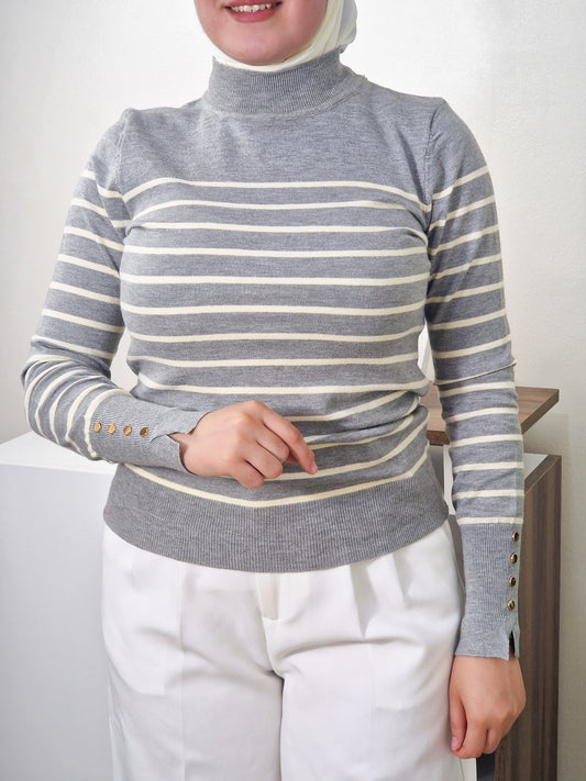 Pull en maille -Marinière -