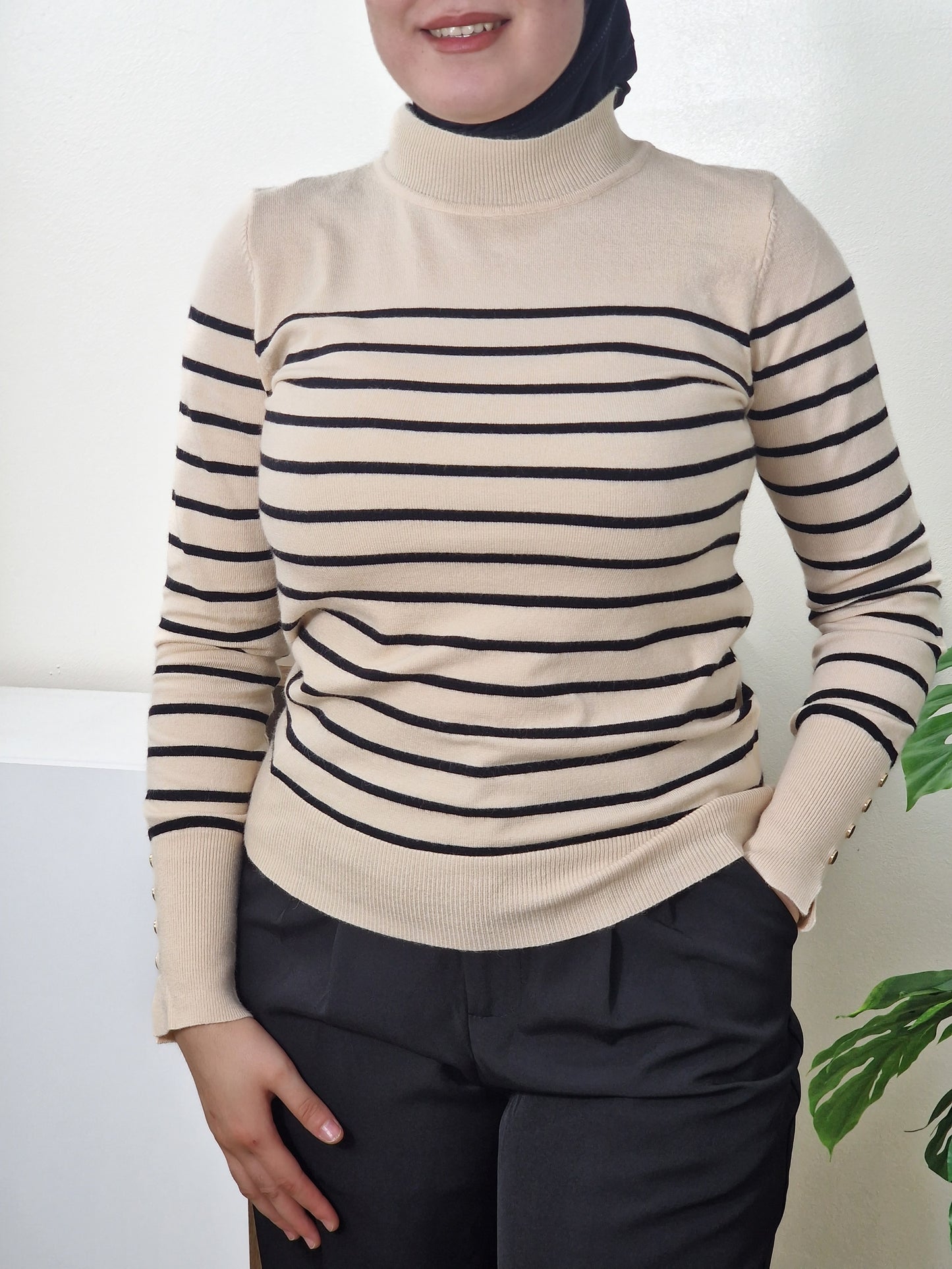 Pull en maille -Marinière -
